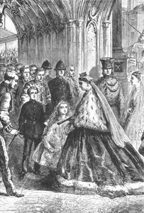 Koningin Victoria betreedt Westminster Palace, 5 februari 1867, 1901
