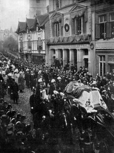 Begrafenisstoet van Koningin Victoria, 1901 door Unbekannt
