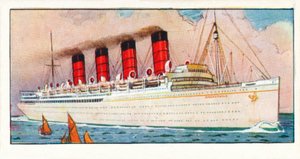 R.M.S. Mauretania door Unbekannt