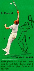 R. Menzel - Overhead Smash, c1935 door Unbekannt