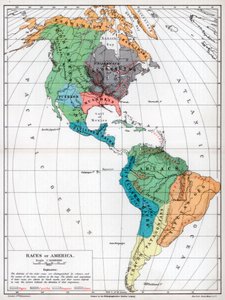 Rassen van Amerika, 1901 door Unbekannt