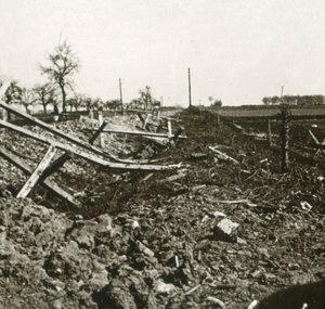 Spoorweg, Somme, Noord-Frankrijk door Unbekannt
