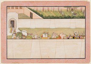 Ramas broers Bharata en Shatrughna vertrekken uit Ayodhya om Rama en Lakshmana te vinden