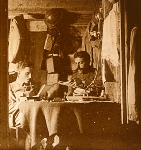 Lezen in de loopgraven, ca. 1914-ca. 1918