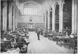 Leeszaal, Guildhall Bibliotheek, City of London, c1903