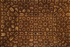 Real Alcazar de Sevilla - plafonddecoratie Sevilla Spanje door Unbekannt