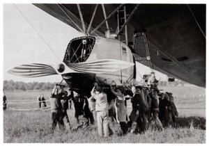 Achterste gondel, Zeppelin LZ 127 Graf Zeppelin, 1933 door Unbekannt