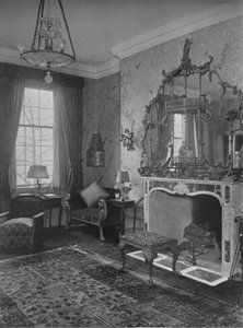 Ontvangstruimte, huis van Miss Anne Morgan, New York City, 1924 door Unbekannt