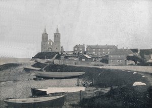 Reculver - Het Dorp en de Reculver Torens, 1895 door Unbekannt