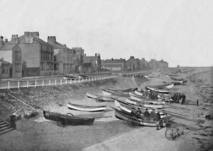 Redcar - Uitzicht op de Esplanade, 1895