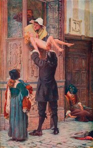 Geruïneerd door de pest, Londen, 1665 1905 door Unbekannt