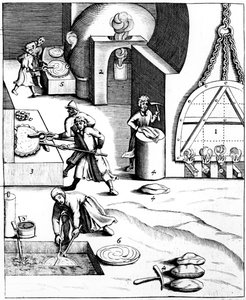 Koper raffineren met de Hongaarse methode, 1683