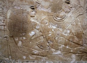 Reliëf van het graf van Ramose, Luxor, Egypte