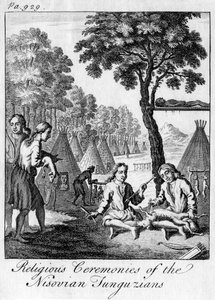 Religieuze Ceremonies van de Nisoviaanse Toengoezen, c1748
