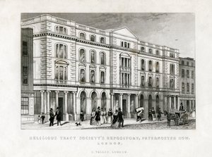 Religieuze Tractaatmaatschappij Repository, Paternoster Row, Londen, 19e eeuw door Unbekannt