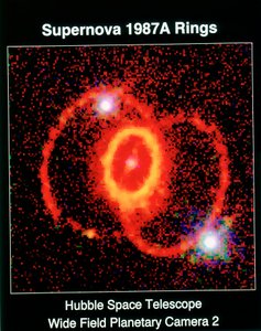 Overblijfsel van Supernova 1987A door Unbekannt