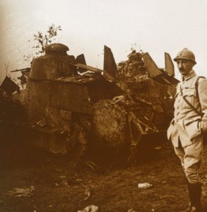 Renault tank, ca. 1914-1918 door Unbekannt