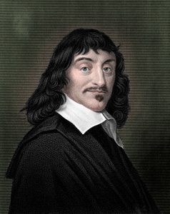 Rene Descartes, Franse filosoof en wiskundige, 1835