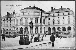 Rennes. Theater door Unbekannt