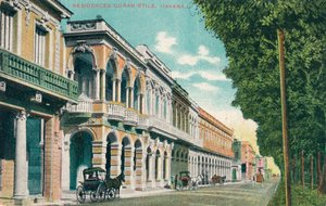 Residenties, Cuba, c1910 door Unbekannt