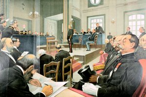 Herziening van Albert Dreyfus, Rennes, Frankrijk, 1899
