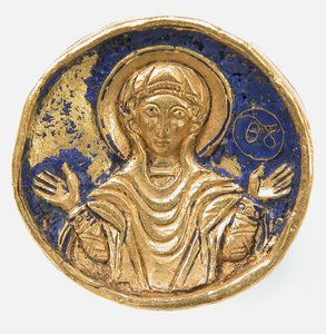 Ring met Emaille Bezel, Byzantijns, 19e of 20e eeuw 12e-13e eeuw stijl