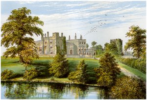 Ripley Castle, Yorkshire, huis van Baronet Ingilby, ca. 1880 door Unbekannt