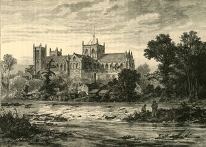 Ripon Minster, vanuit het zuidoosten, 1898