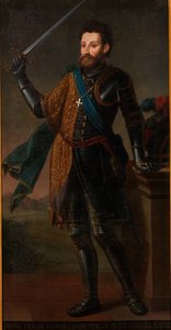 Portret van Pietro III Français: Olieverfschilderij uit de 18e eeuw, voorstellende Pierre II van Savoye, bewaard in het Koninklijk Paleis van Venaria Reale