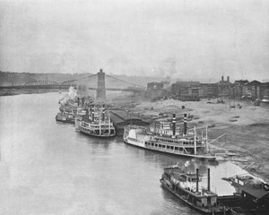 Rivieroever, Cincinnati, Ohio, VS, ca. 1900