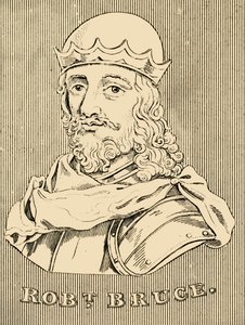Robert Bruce, 1274-1329 door Unbekannt