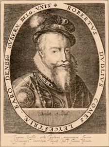 Robert Dudley, 1e Graaf van Leicester 1532-1588, Engelse edelman, 1889