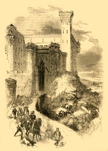 Robert van Normandië bij het kasteel van de graaf van Conversano
