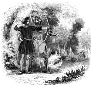 Robin Hood, legendarische Engelse volksheld en kampioen van de armen door Unbekannt