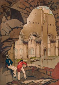 Kasteel van Rochester. - Interieur, ca. 1845, 1864