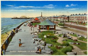 Rotswandpromenade, Blackpool, Lancashire, ca. 1940