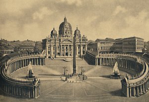 Roma - Basiliek en Plein van S. Peter. Vaticaanpaleis, 1910 door Unbekannt