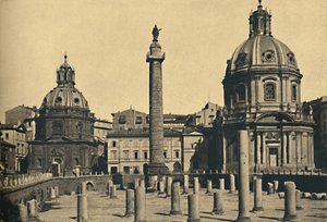 Rome - Zuil van Trajanus, 1910