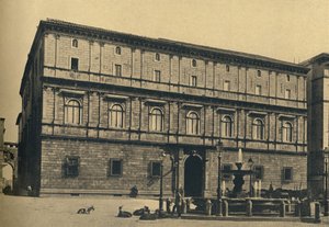 Rome - Piazza Scossacavalli. - Paleis van Prins Torlonia, door Bramante, 1910 door Unbekannt