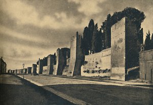 Rome - De Aureliaanse Muur, 1910