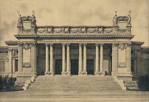 Roma - Valle Giulia. Nationale Galerie voor Moderne Kunst. Bazzani, 1910 door Unbekannt