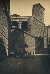 Roma - Muur van het Forum van Augustus door Unbekannt