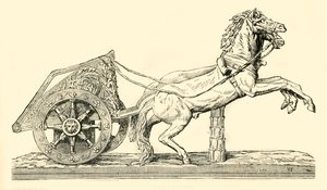 Romeinse Racewagen, 1890 door Unbekannt