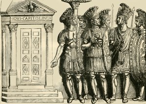 Romeinse soldaten, 1890 door Unbekannt