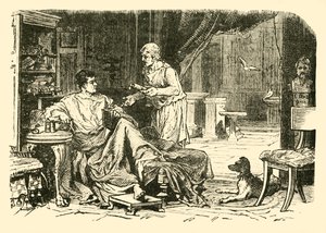 Romeinse studie, 1890 door Unbekannt