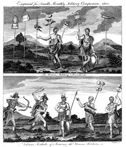 Romeinse soldaten, 1801 door Unbekannt