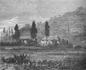 Rorkes Drift voor de aanval, 1879, c1880 door Unbekannt