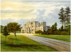 Rossie Castle, Forfarshire, Schotland, thuis van de familie Macdonald, ca. 1880 door Unbekannt