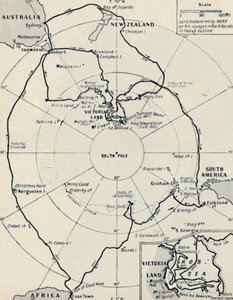 Rosss Antarctische reis in de Erebus en de Teror, 12 november 1840, 1937 door Unbekannt