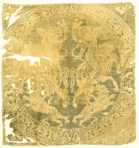 Rondel met Amazonen en een Kruis, Byzantijns, 7e-9e eeuw door Unbekannt